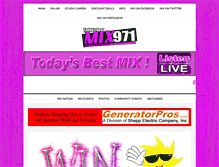Tablet Screenshot of mix971fm.com